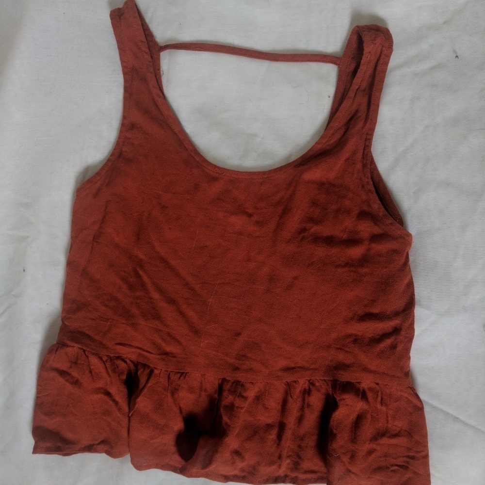 Orange tank top